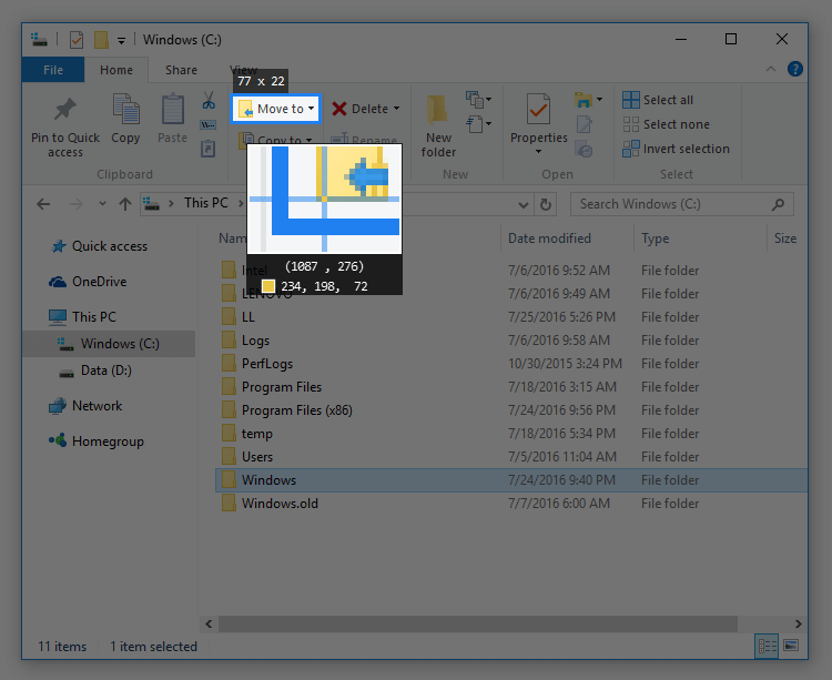 Snipaste 免费版 - 颜色拾取器